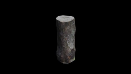 tree stump lowpoly preview image